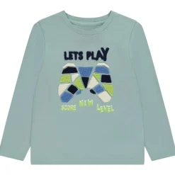 T-shirt manches longues à motif en bouclettes pour garçon