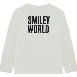 T-shirt manches longues patch bouclettes SmileyWorld pour garçon