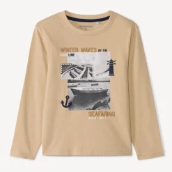 T-shirt manches longues photoprint canot pour garçon