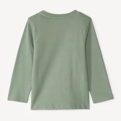 T-shirt manches longues à poche printé fantaisie pour bébé garçon