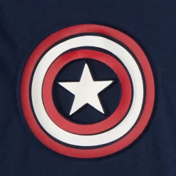 T-shirt manches longues print Captain America Marvel pour bébé garçon
