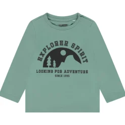 T-shirt manches longues print fantaisie pour bébé garçon