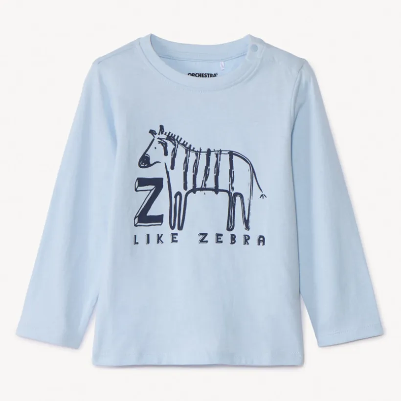 T-shirt manches longues print animal pour bébé garçon