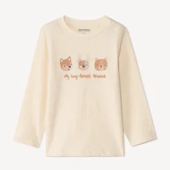 T-shirt manches longues print animaux pour bébé garçon