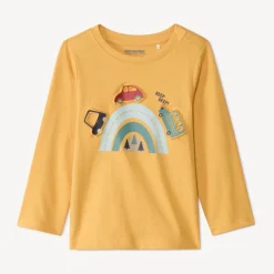 T-shirt manches longues print embossé pour bébé garçon