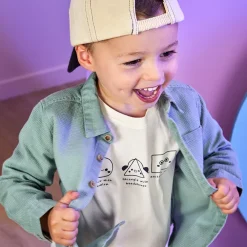 T-shirt manches longues print fantaisie pour bébé garçon