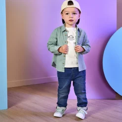 T-shirt manches longues print fantaisie pour bébé garçon