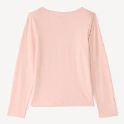 T-shirt manches longues print pailleté pour fille