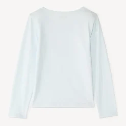 T-shirt manches longues print pailleté pour fille