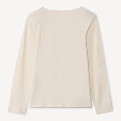 T-shirt manches longues à print pailleté pour fille