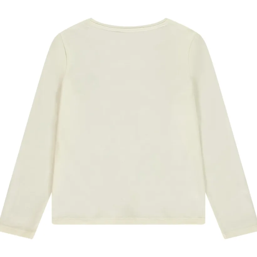 T-shirt manches longues print Capitale pour fille
