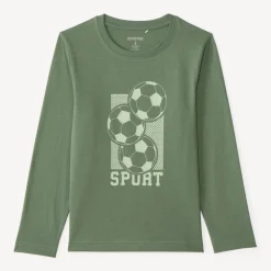 T-shirt manches longues print sport pour garçon
