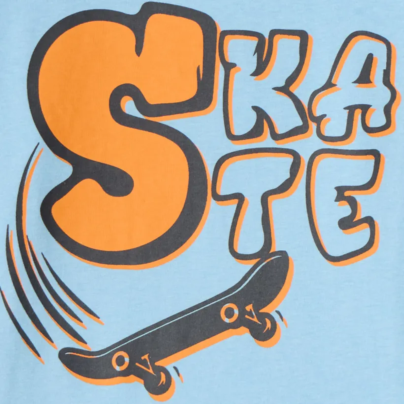 T-shirt manches longues print fantaisie pour garçon