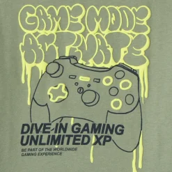 T-shirt manches longues print gaming pour garçon