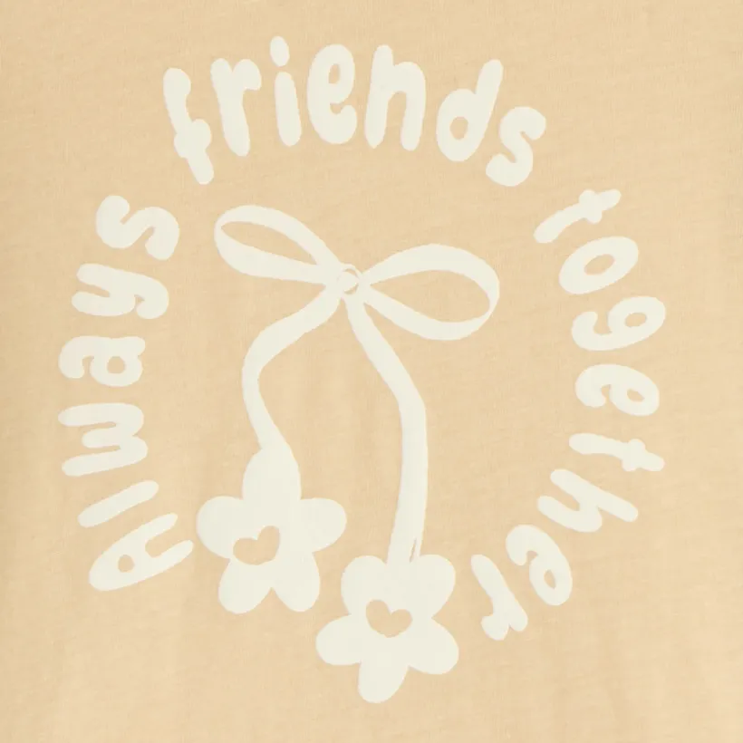 T-shirt manches longues print fantaisie pour bébé fille