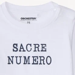 T-shirt manches longues uni avec print pour bébé garçon