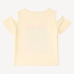 T-shirt épaules dénudées print Venice Beach pour fille