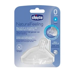 Tétine inclinée Natural Feeling flux lent - 0M+
