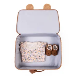Valise Mini traveller Teddy Brun