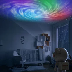 Veilleuse astronaute Stellar Light projecteur d’étoiles