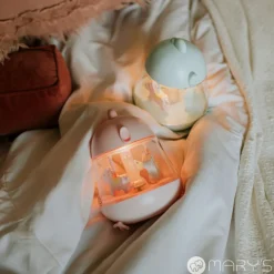 Veilleuse LED musicale Carrousel Rose