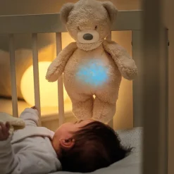 Veilleuse peluche Sleepy - Ours - beige