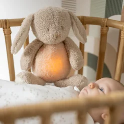 Veilleuse Sleepy Lapin sons & lumière Teddy Bouclette Beige