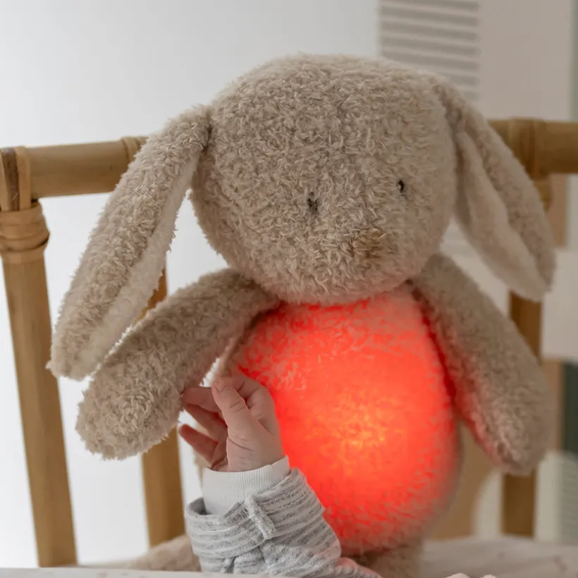 Veilleuse Sleepy Lapin sons & lumière Teddy Bouclette Beige