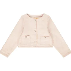 Veste cardigan en jacquard scintillant pour fille