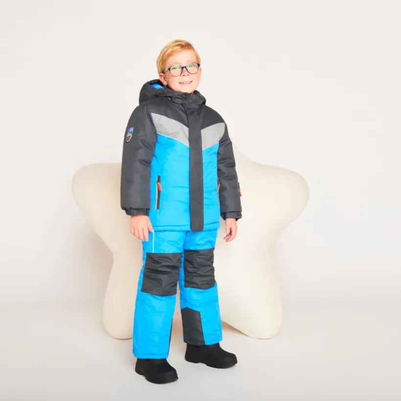 Veste de ski waterproof à capuche pour garçon
