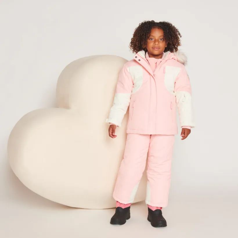 Veste de ski waterproof effet color block pour fille