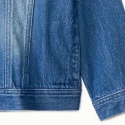 Veste en jean effet délavé pour garçon