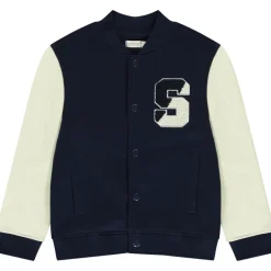 Veste molleton brodé à col Teddy effet colorblock pour garçon
