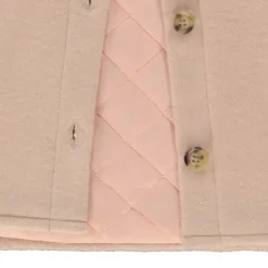 Veste surchemise en drap de laine pour fille