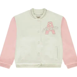 Veste Teddy en molleton effet colorblock pour fille
