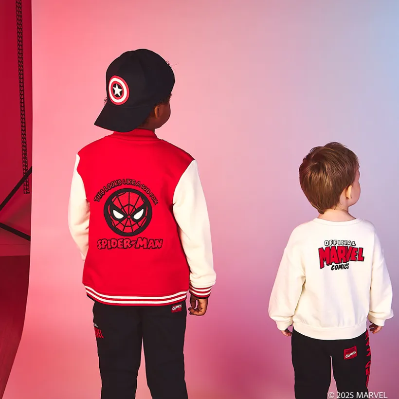 Veste teddy en molleton Spider-Man Marvel pour garçon