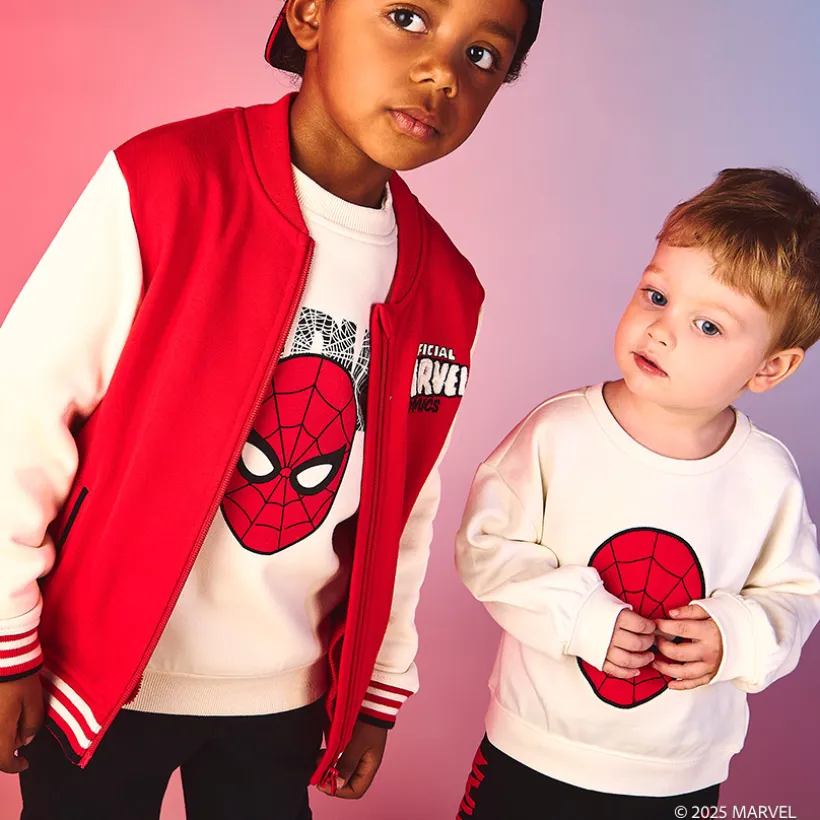 Veste teddy en molleton Spider-Man Marvel pour garçon