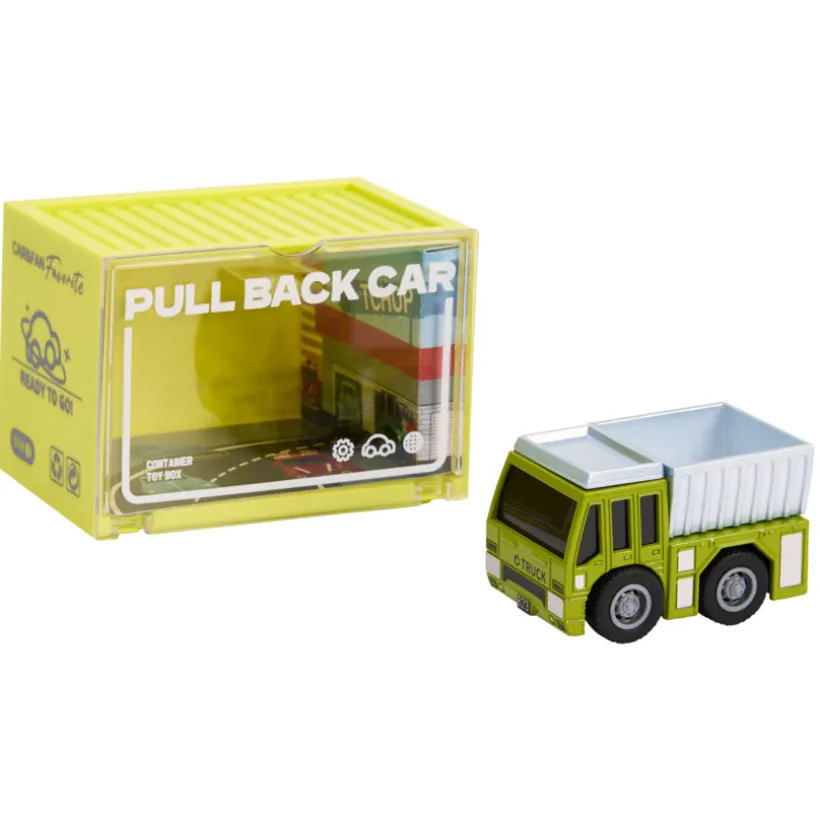 Véhicule miniature à friction Camion benne vert