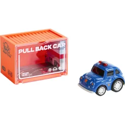 Véhicule miniature à friction Voiture de police bleu