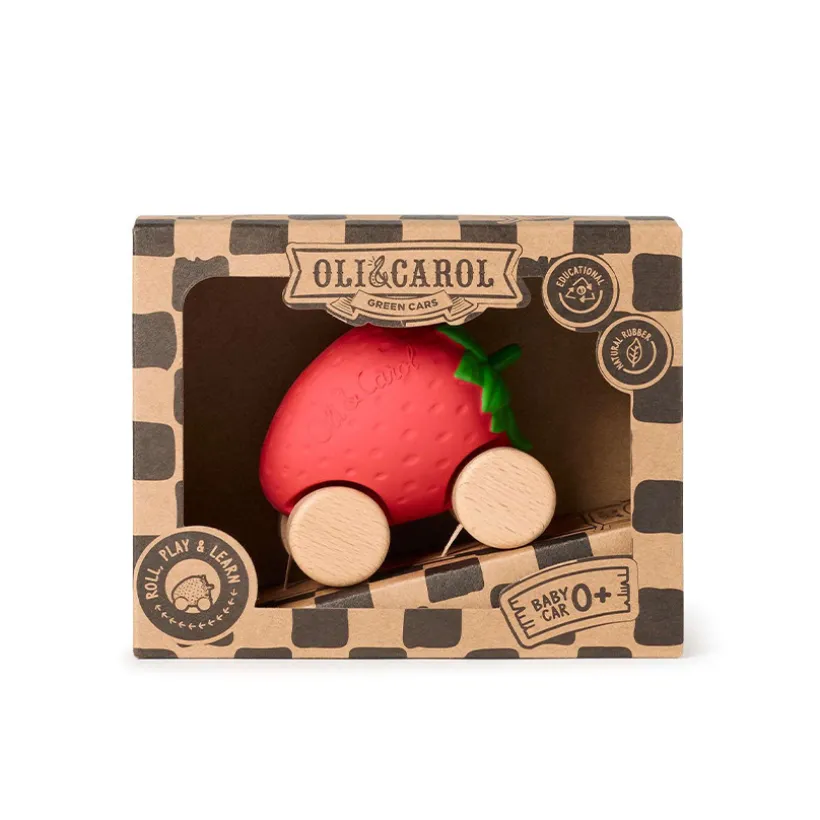 Voiture en caoutchouc Sweetie la Fraise