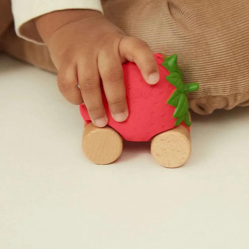 Voiture en caoutchouc Sweetie la Fraise